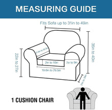 Load image into Gallery viewer, Stylish Camel Velvet Chair Cover Set - 2 Piece Slipcover for Everyday Protection