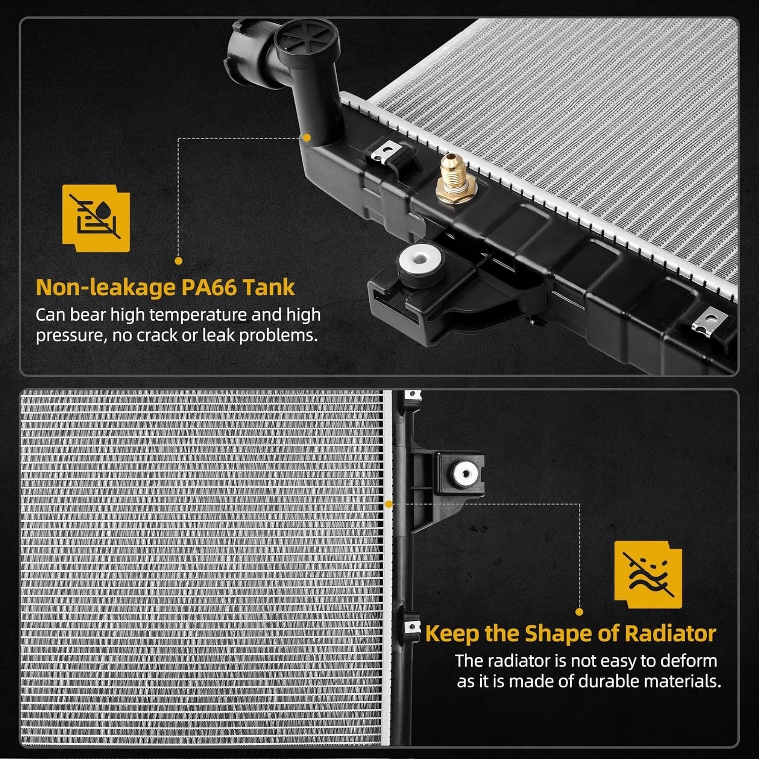 Durable Complete Radiator Package with User Manual and Easy Install Features