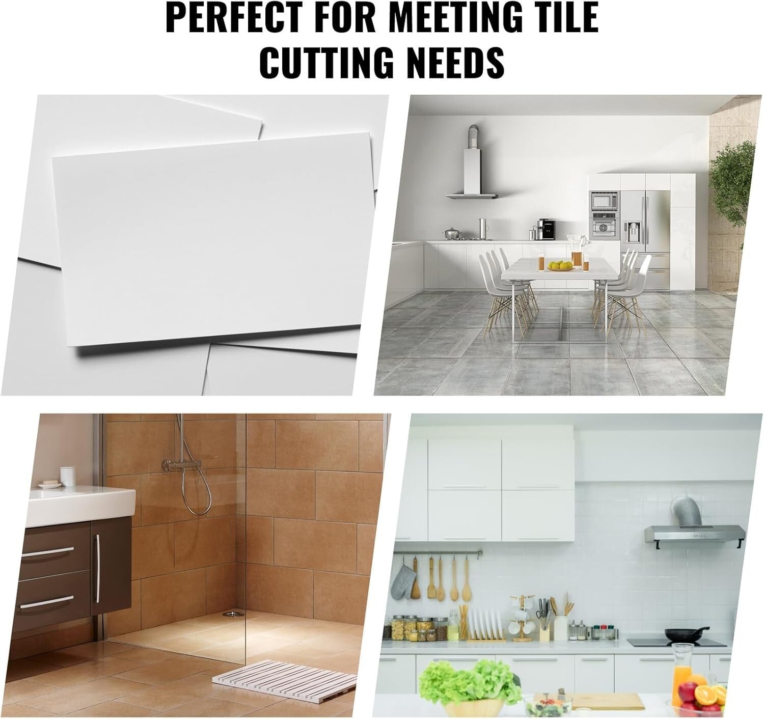 Professional Grade 40-Inch Tile Cutter with Adjustable Rulers - Ergonomic Design