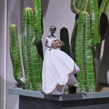 Load image into Gallery viewer, Versatile Fairy Garden Decor - White Leaf Angel Girl Statue for All Occasions
