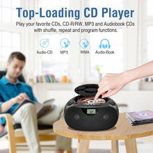 Load image into Gallery viewer, High-Quality Stereo CD Player Boombox with Wireless Bluetooth &amp; USB Ports