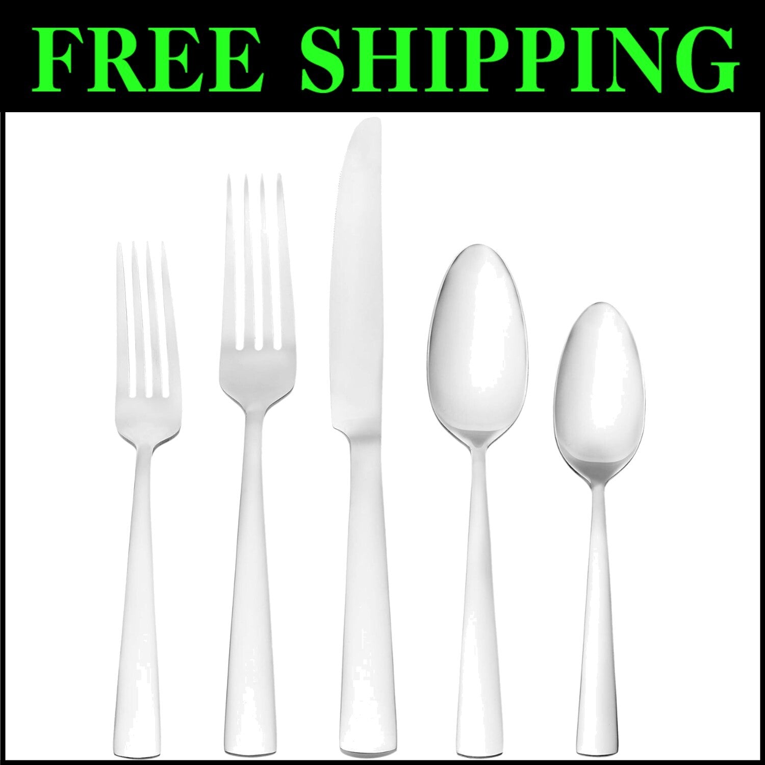 20-Piece Stainless Steel Nocha Flatware Set for 4 - Elegant Dining Silverware