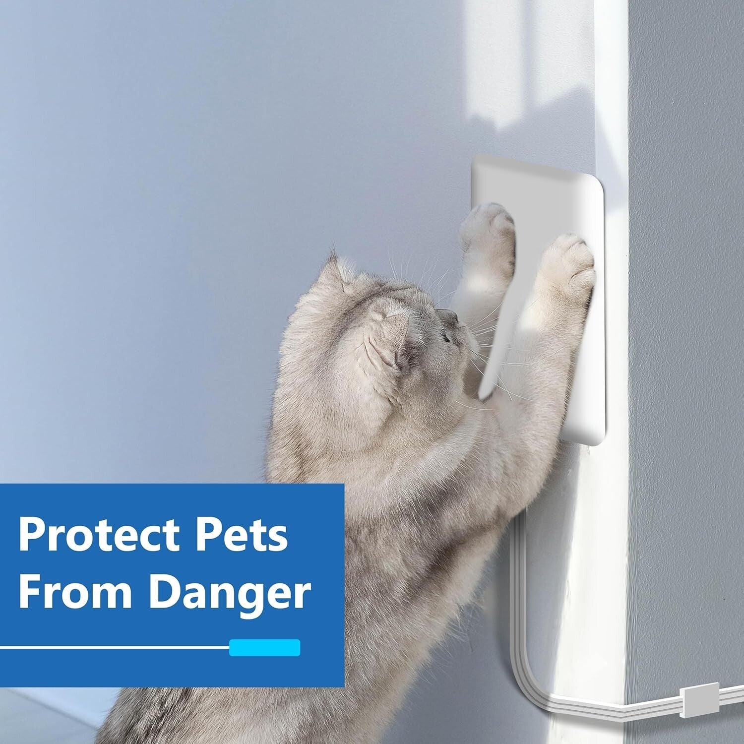 5ft Cord Surge Protection Power Strip: 4 Outlet & 3 USB Ports for Easy Access