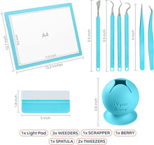 Load image into Gallery viewer, Premium A4 Light Board with Weeding Tools &amp; Scrap Collector for Easy Crafting