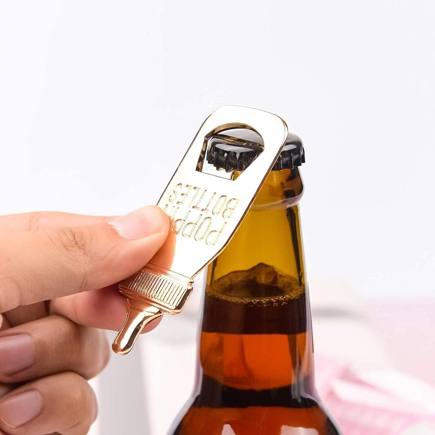Durable Pink Baby Bottle Bottle Openers - Perfect for Baby Shower Guests