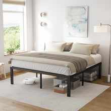 Load image into Gallery viewer, Sturdy 18-Inch King Metal Bed Frame with Silent Support and Storage Space