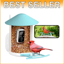 Load image into Gallery viewer, Smart Outdoor Bird Feeder Camera - Capture &amp; Share Your Backyard Birding Moments