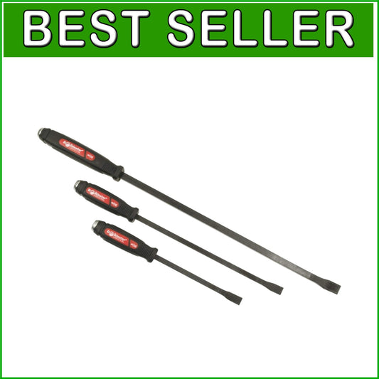 Durable Black Oxide Pry Bar Set - Ergonomically Designed for Maximum Leverage