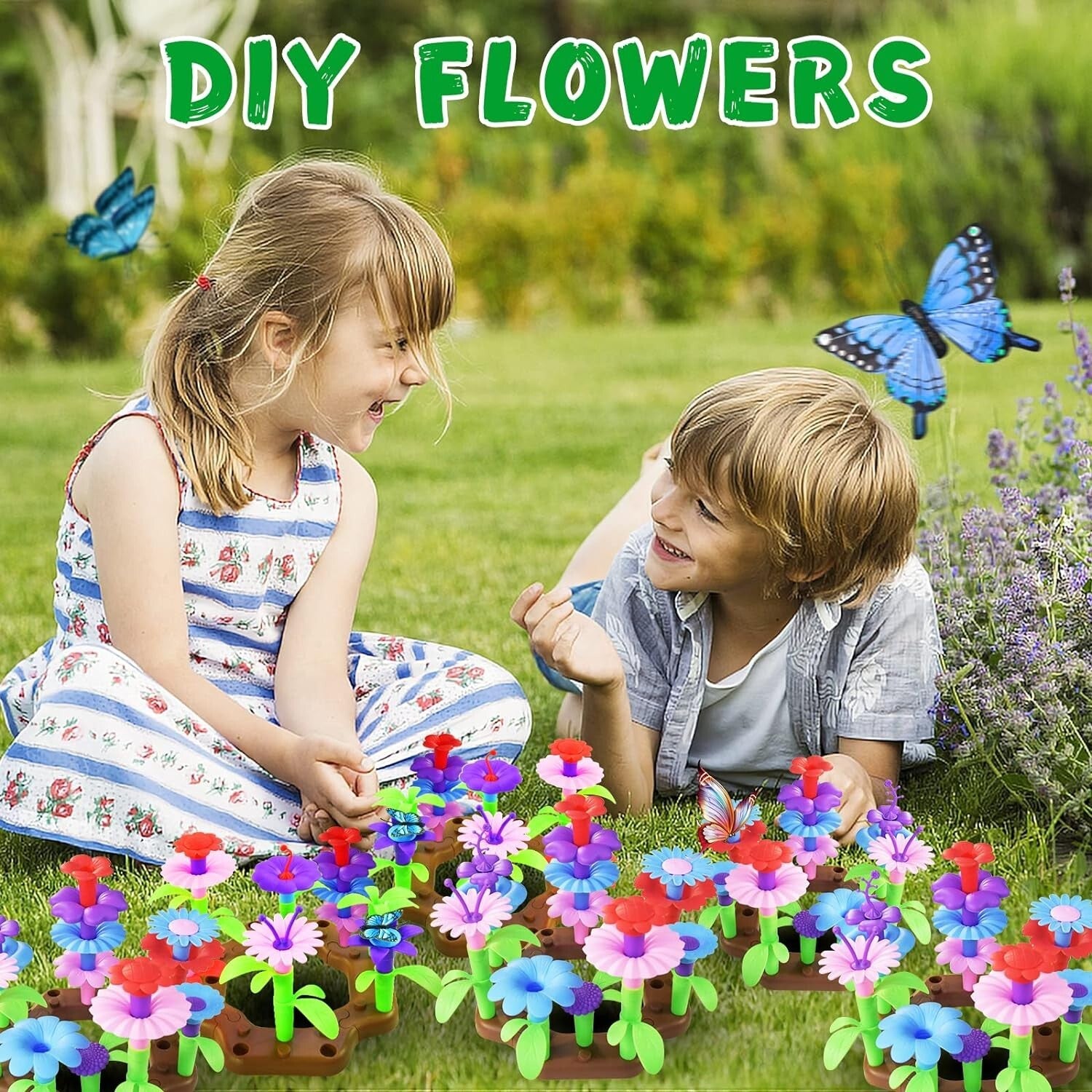 Eco-Friendly Kids Gardening Set: 16 Tools and Wheelbarrow for Outdoor Play