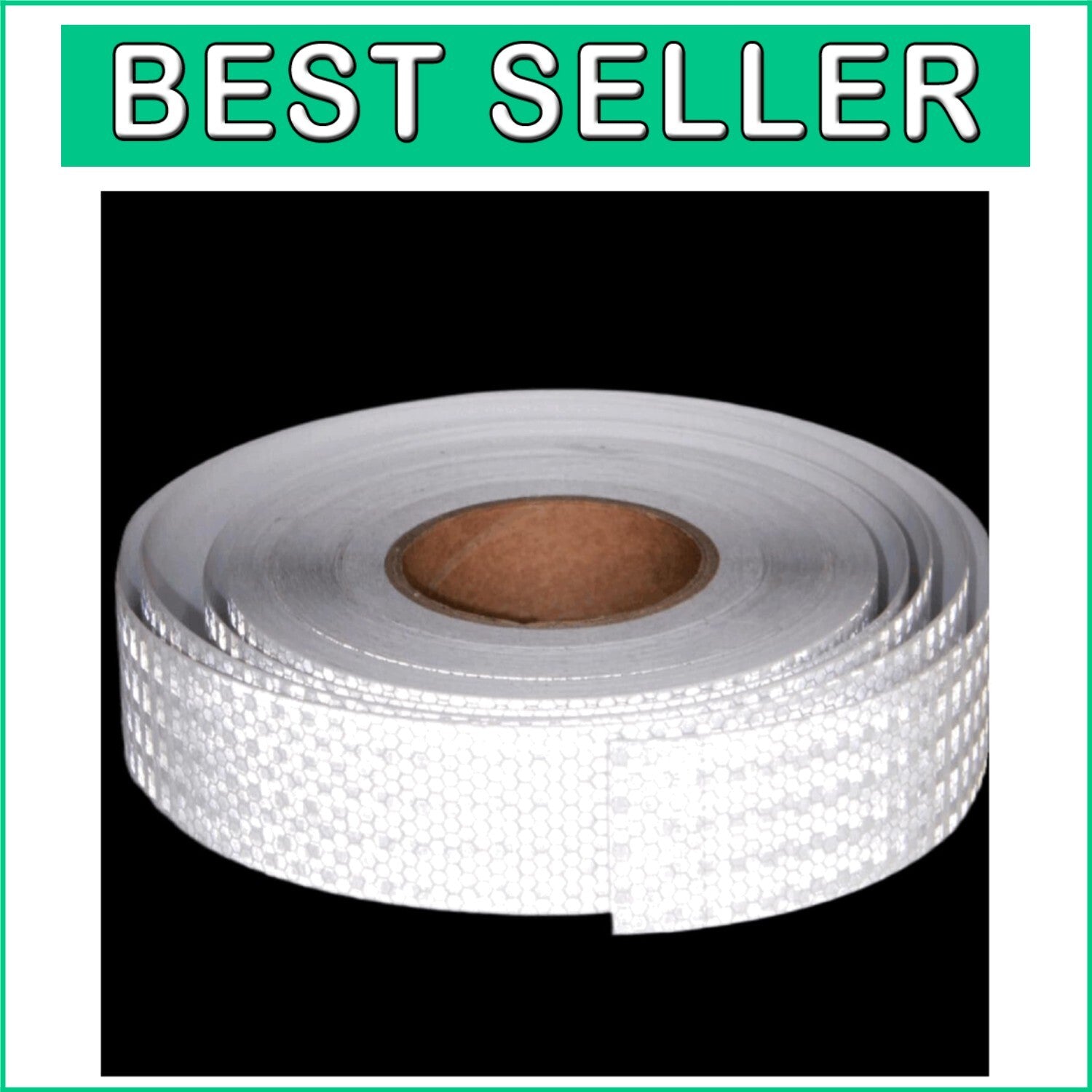Durable Non-Fading Reflective Tape 2'' x 68 FT for Enhanced Outdoor Safety