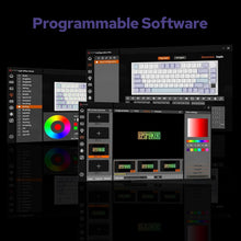 Load image into Gallery viewer, Gasket-Mounted Wireless Mechanical Keyboard with TFT Screen &amp; RGB - Ajazz AK820
