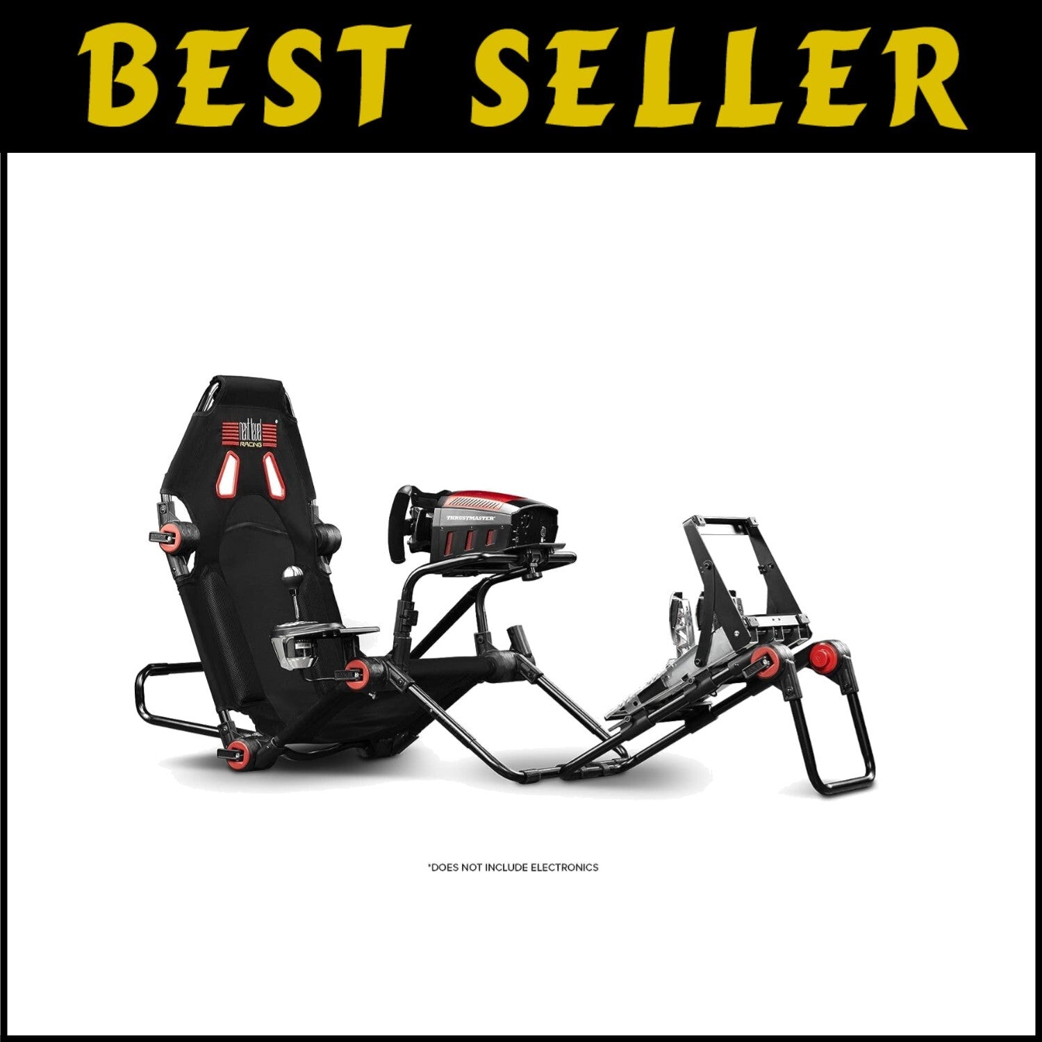 Portable F-GT Lite Foldable Racing Simulator - Ultimate Comfort & Durability