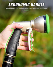 Load image into Gallery viewer, High-Pressure Metal Hose Nozzle with 9 Adjustable Modes - Lightweight &amp; Durable