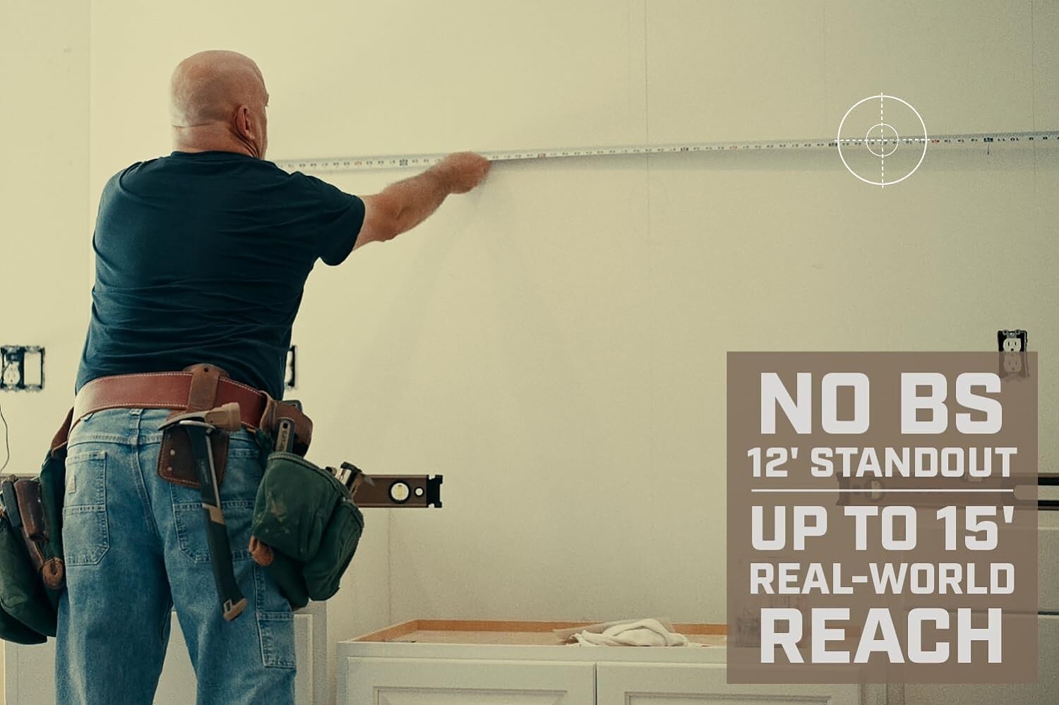 35-Foot Elite Tape Measure: Military-Grade, Double-Sided Blade & Safety Features
