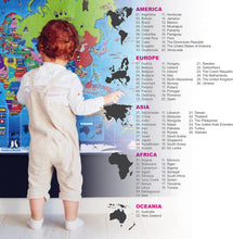 Load image into Gallery viewer, i-Poster My World: Educational Interactive Map for Ages 5-12 | Gift of Learning