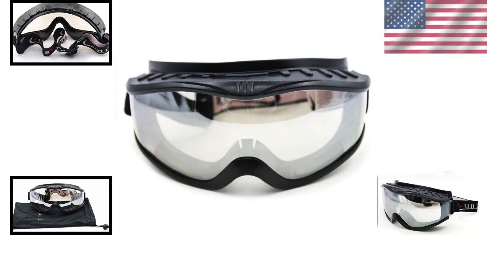 Durable Water-Resistant Anti-Fog Goggles: Fit Over Your Eyewear with Ease
