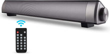 Load image into Gallery viewer, Compact Bluetooth Sound Bar with Built-in Microphone for Home Theater (2 X 5W)