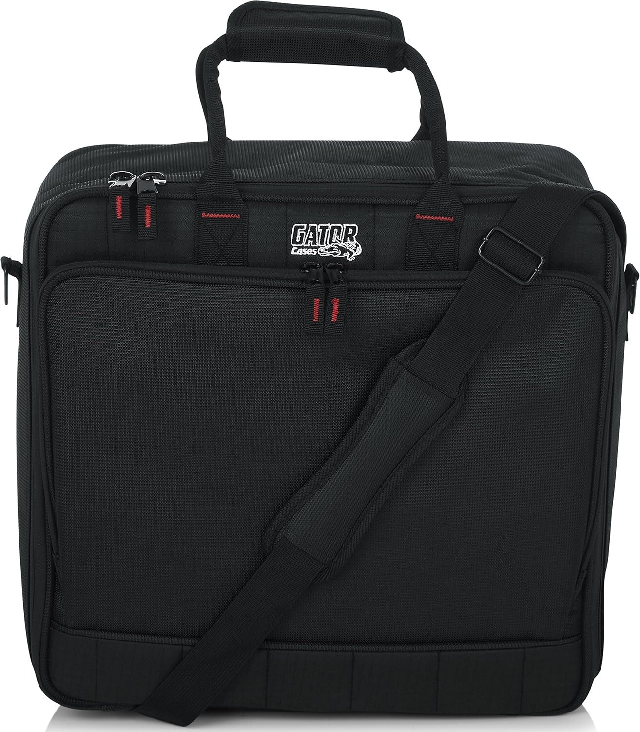 Lightweight Nylon Mixer Equipment Bag with Dual-Layer Padding - 15.5x15x5.5