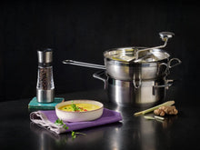 Load image into Gallery viewer, Versatile Stainless Steel Food Mill with Secure Design - Easy Grinding Solutions