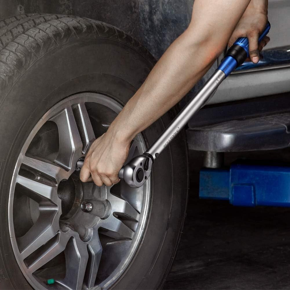 Dual-Direction 1/2'' Drive Click Torque Wrench - 10-160 ft.lb Precision Tool