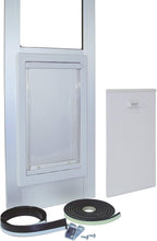 Load image into Gallery viewer, Elegant Modular Aluminum Pet Patio Door with Flexible Flap for Large Breeds