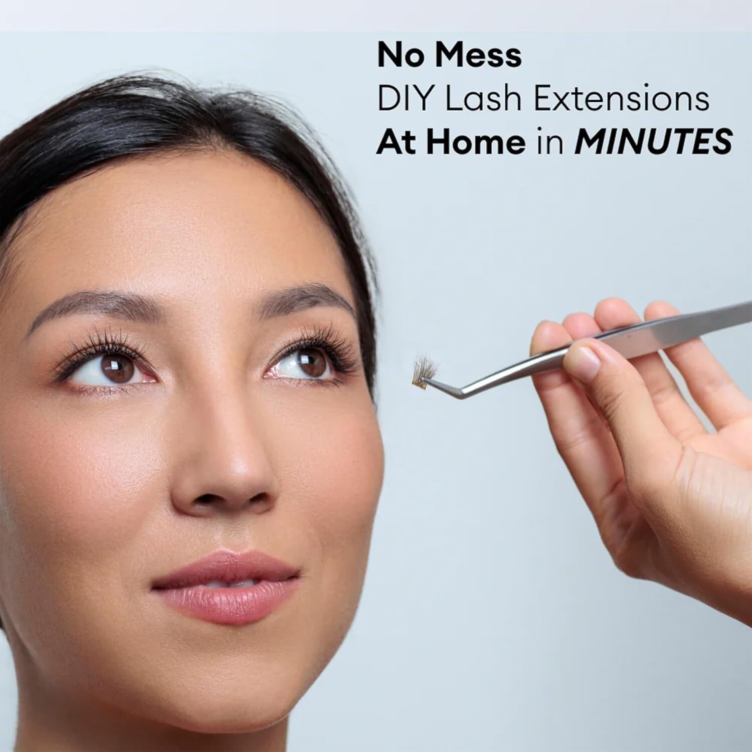 Effortless 5-10 Day Wear Brown Pop-On Lash Clusters - 60 Count, Cruelty-Free