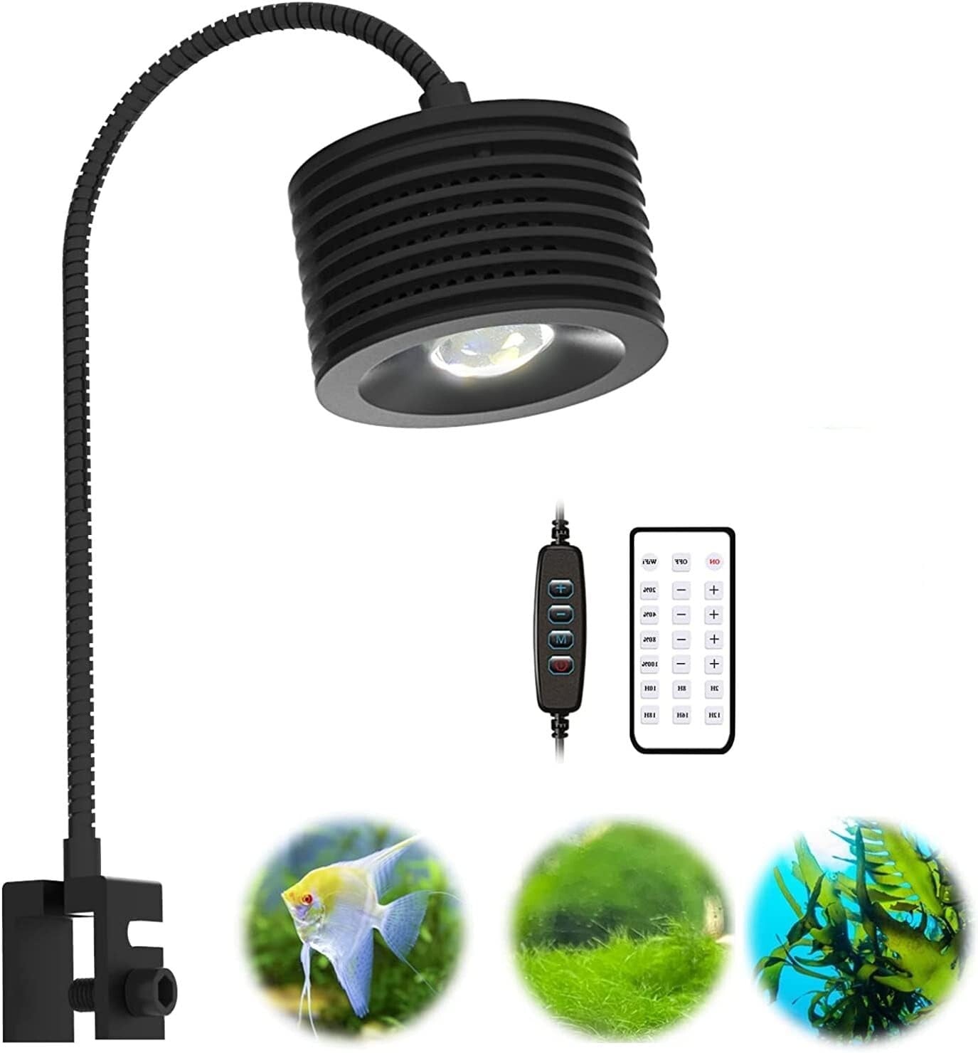 Adjustable Full Spectrum Aquarium Light for Vibrant Saltwater & Freshwater Tanks