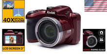 Load image into Gallery viewer, Easy-to-Use 16MP Red Digital Camera with 3" LCD and Optical Image Stabilization