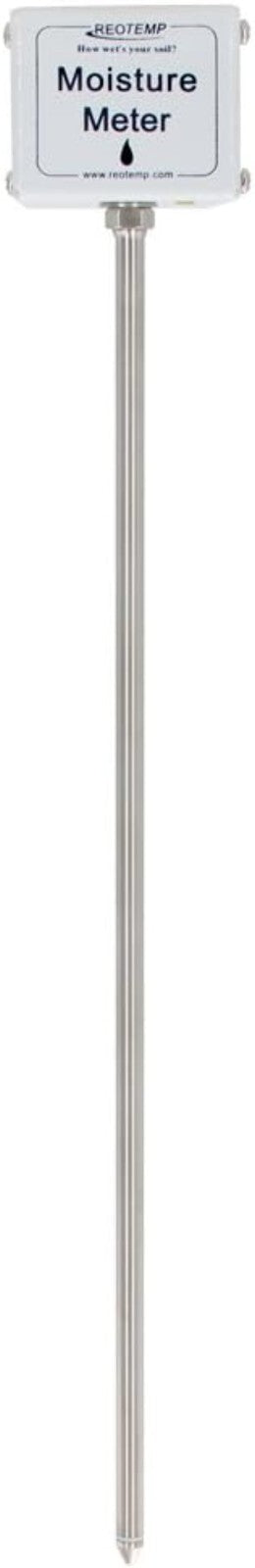 15 Inch Stainless Steel Moisture Meter for Gardening, Composting & Farming