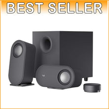 Load image into Gallery viewer, Immersive 2.1 Subwoofer Speakers with Wireless Control for Enhanced Audio