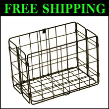Load image into Gallery viewer, Durable Folding Rear Bicycle Basket - Lightweight Steel &amp; Compact Design