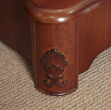 Load image into Gallery viewer, Compact Woodbury Mahogany Step Stool with Hidden Storage - Bedroom Elegance