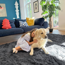 Load image into Gallery viewer, 5x7 Machine Washable Shaggy Area Rug – Soft, Cozy Living Room &amp; Bedroom Decor