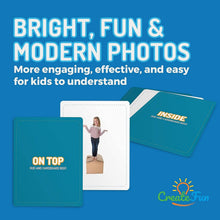 Load image into Gallery viewer, 300 Vocabulary Builder Flashcards for Speech Therapy, ESL, &amp; Autism Learning