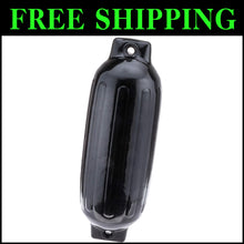 Load image into Gallery viewer, Protective Twin Eye Inflatable Boat Fender (8.5" x 27") for Docking Safety