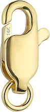 Load image into Gallery viewer, Versatile 4k Yellow Gold Lobster Clasp - Small, Lightweight for Easy Crafting