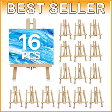 Load image into Gallery viewer, Versatile 16 Pack Tabletop Easels - Portable Art Stand for Kids &amp; Beginners