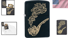 Load image into Gallery viewer, Classic Windproof Brass Lighter - Black Matte Finish for Refined Taste