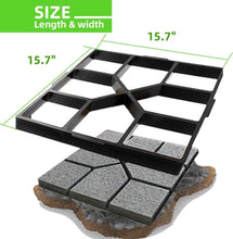 Load image into Gallery viewer, Reusable 15.7'' Concrete Path Maker Molds for Beautiful Stepping Stone Pavers