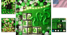 Load image into Gallery viewer, Stylish 2025 Graduation Decorations - 86 PCS LED Balloon &amp; Foil Curtain Set