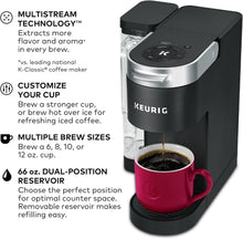 Load image into Gallery viewer, Customizable Iced Coffee Maker: Single Serve K-Cup Brewer with Dual Reservoir