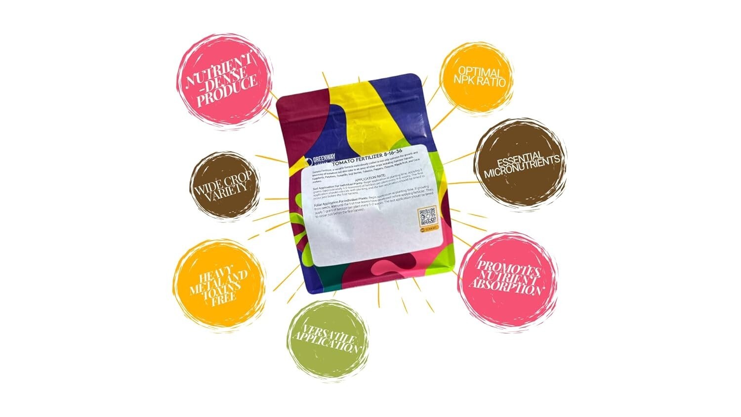 5 Pounds Greenway Tomato Fertilizer Powder 4-18-38 - Perfect for Healthy Plants