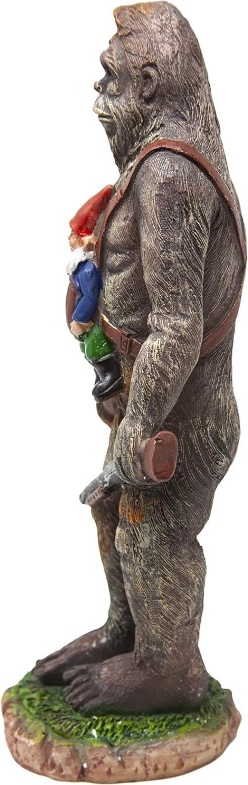 Mythical Bigfoot and Gnome Duo – Unique Garden Statue for Home and Patio