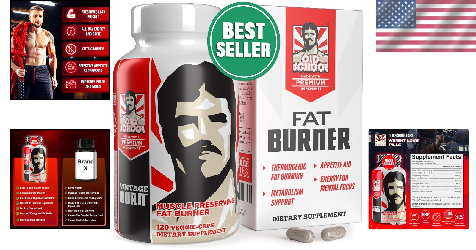 All-Day Energy Fat Burner | Appetite Control & Lean Muscle Support - 120 Count