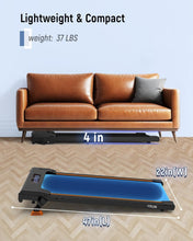 Load image into Gallery viewer, Compact 2.5HP Treadmill with Remote Control - Ideal for Light Jogging &amp; Walking