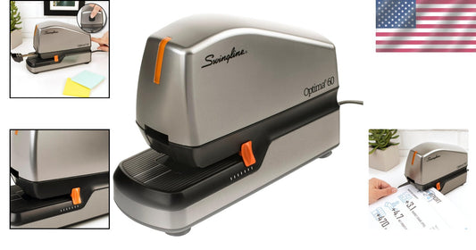 Modern Electric Stapler with 60-Sheet Capacity, QuickLoad & Low Staple Indicator