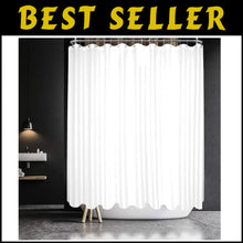 Load image into Gallery viewer, Waffle Weave Clawfoot Tub Shower Curtain 180x84 - Luxury Water Repellent Design