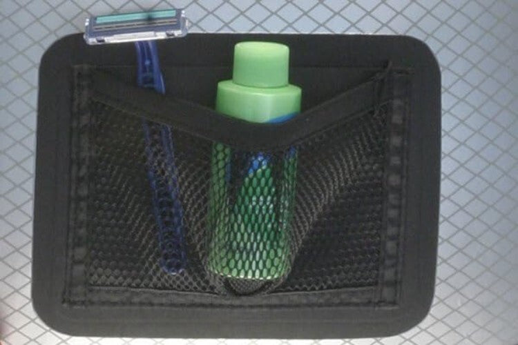 Portable Summer Shower - 5 Gallon Quick Heat & Toiletry Pouch in Black/Silver