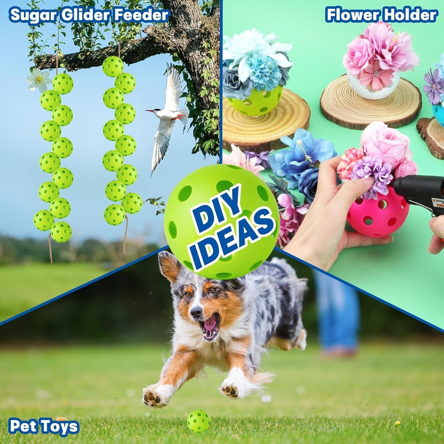 100 Pack Lightweight Plastic Baseball Training Balls with Drawstring Bag