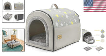 Load image into Gallery viewer, Portable Foldable Pet Tent - Stylish Dog House for Indoor &amp; Outdoor Use
